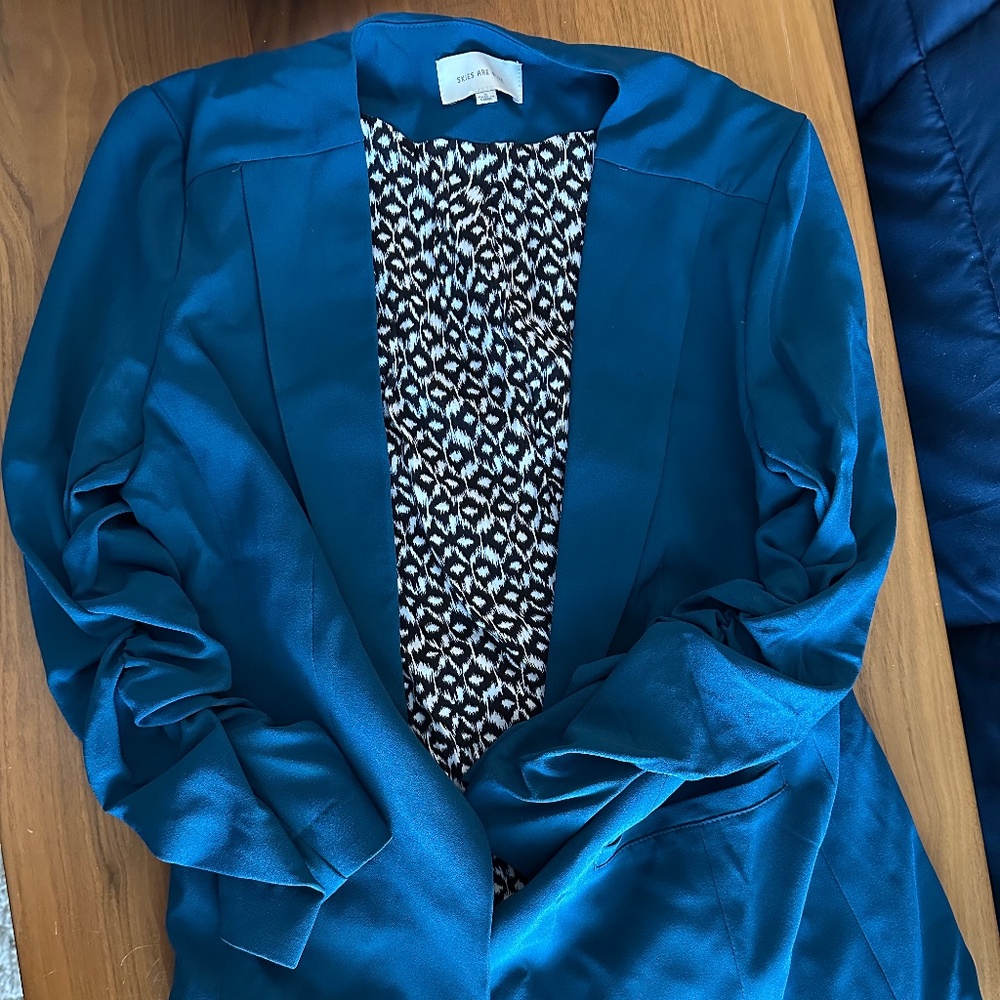 Blue blazer for work